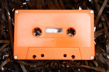 audio cassette bandsalat