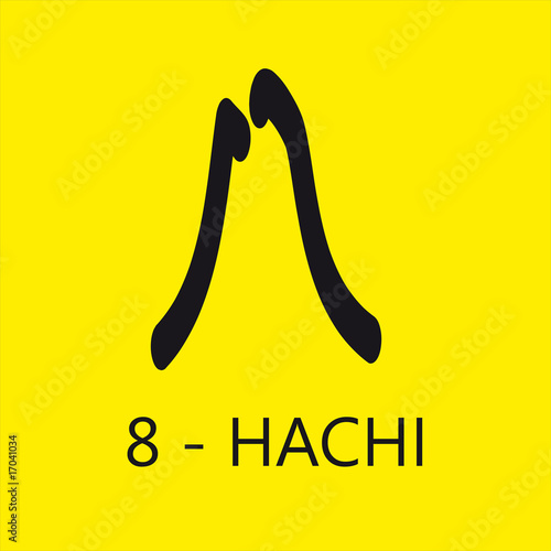 Hasil gambar untuk eight in Japanese
