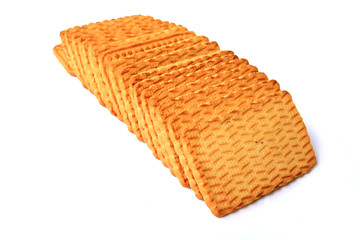 cookie on white background