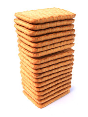cookie on white background