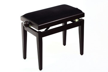 Black piano stool
