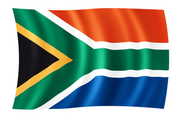 Obraz premium Flagge von Südafrika