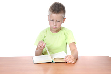 boy with the book