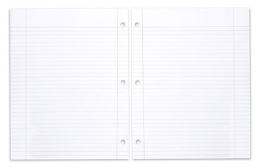 Spiral School Notebook With Lined Paper