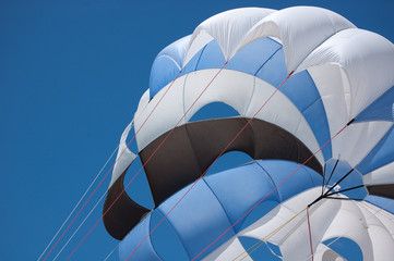 Parasail blowing in the wind