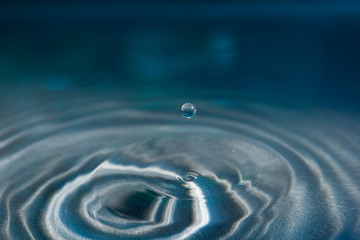 Gota de agua cayendo