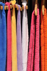 Colorful towels on sale