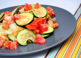 Zucchini Vegetable Plate