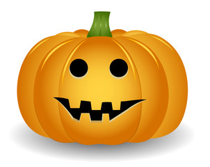Halloween pumpkin, vector