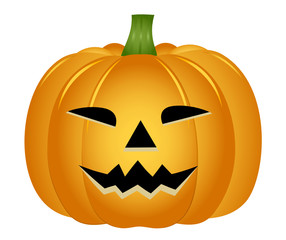 Halloween pumpkin, vector
