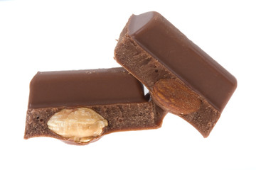 Chocolate with almonds