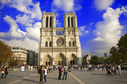 france,paris : notre dame