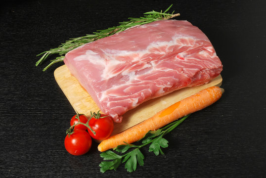 lonza a pezzi di suino