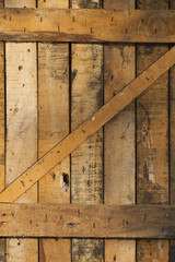 Wood wall