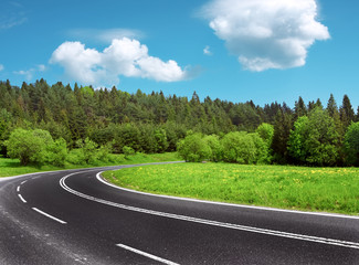 Naklejka premium Road