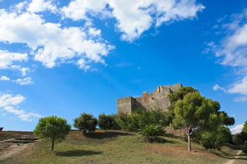 Talamone, La Rocca - Vista Parziale Sul Castello