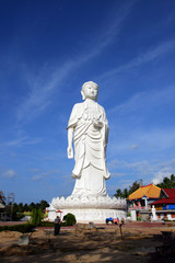 Fototapeta na wymiar Wat Mai Suvankhiri (Dragon Boat temple), Kelantan, Malaysia..