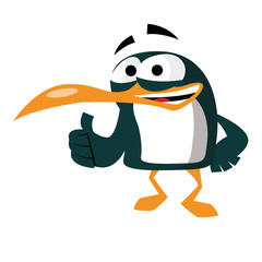Obraz premium Pingouin pouce