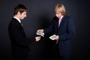 Chief pay out a salary.