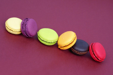 macarons aux goûts multiples