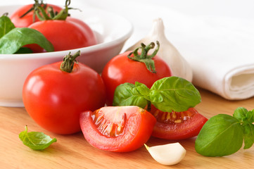 Tomatoes & Basil