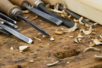 utensili per cesellare il legno 2
