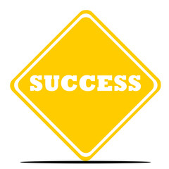 Obraz premium Success road sign