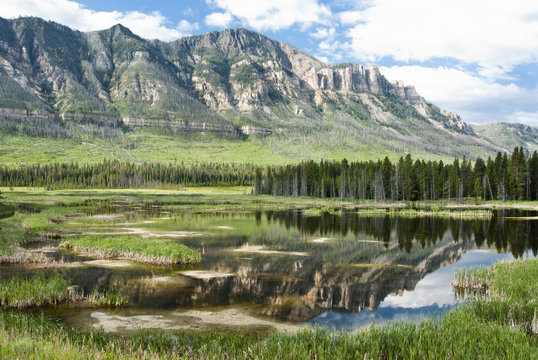 Lake along Chief Joseph Scenic Byway