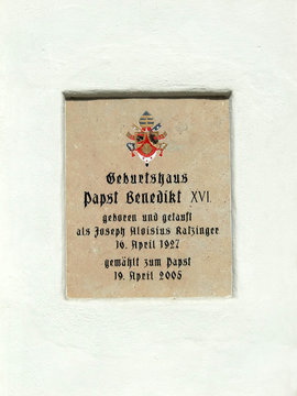 Papst Geburtshaus
