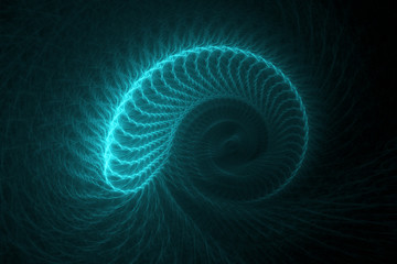 Abstract electrical spiral - obrazy, fototapety, plakaty