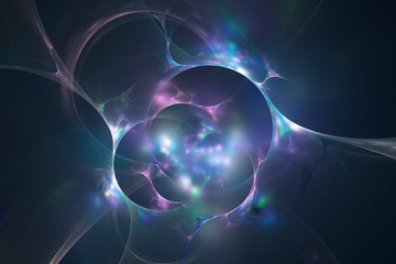 Abstract futuristic fractal background