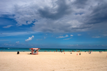 South Beach at summer day, Miami, Florida