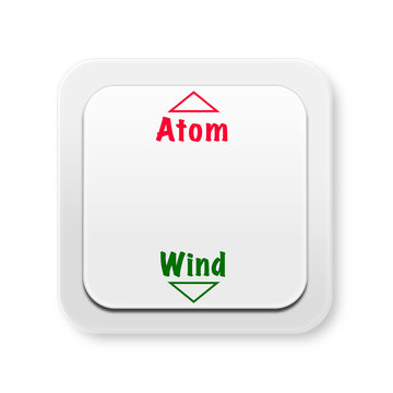Lichtschalter Atom-Wind