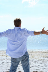 Man on Beach