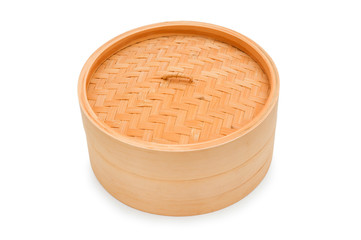 Steamer isolated on the white