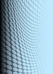 Wavy doted background