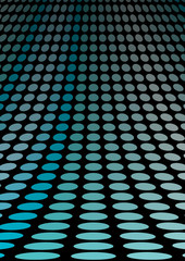 Blue doted floor