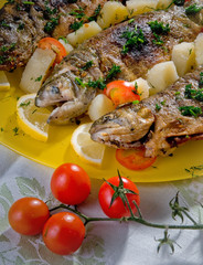 restaurant broiled trout