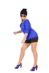 Young beautiful blonde.