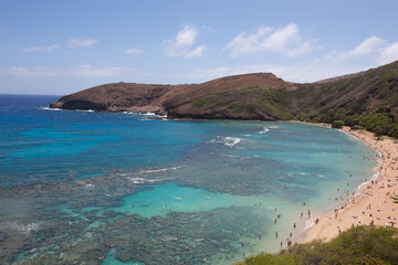 Obraz premium Hanauma Bay Nature Preserve, Honolulu, Hawaii