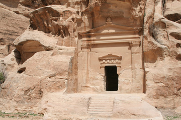 Grabanlagen in Petra, Jordanien