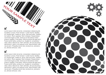 abstract globe design