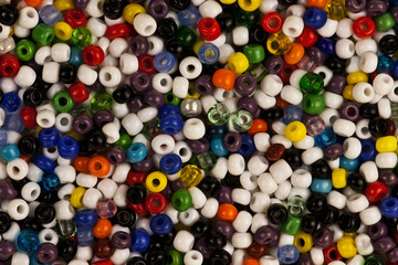 Fototapeta na wymiar Multicoloured beads