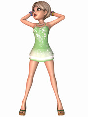 Cute Toon Girl