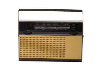 Fototapeta premium Old-fashioned transistor radio receiver