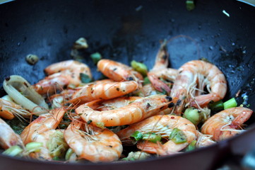 Garnelenpfanne