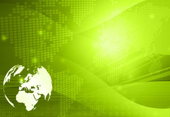 Obraz premium Europe map technology-style artwork