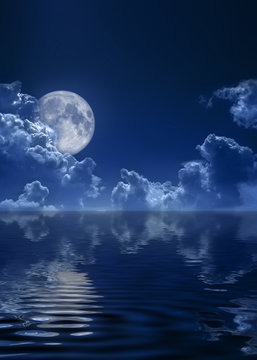 night full moon