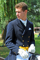 Portrait eines Dressurreiters