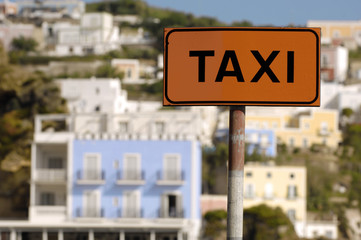 Fermata taxi a Ponza
